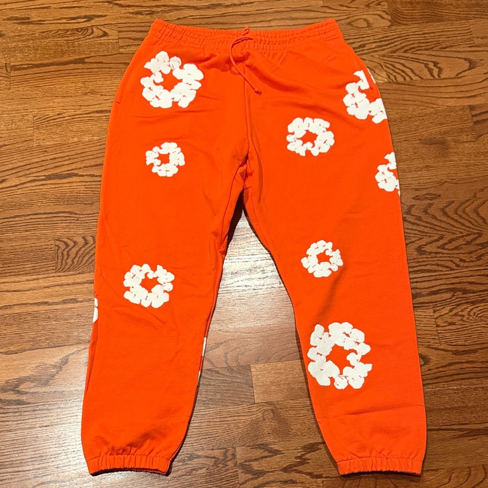 Orange Denim Tears Sweatpants Size XXL